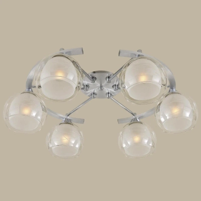 Citilux Буги CL157162 Люстра потолочная Алюминий Хром