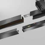 Декоративная накладка 1шт Exility X, черная, TRA239DC-1B. TM Maytoni