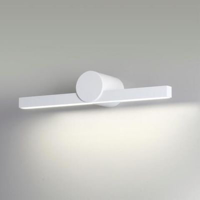 6624/8WL HIGHTECH ODL24 601 белый/металл/акрил Настенный светильник IP54 LED 8W 4000K 220V ABRI