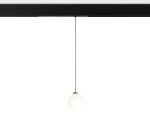 Светильник светодиодный диммируемый для шинопровода Magnetic 220V GL1442 BK/FR черный/белый матовый IP20 10W 3000K-6400K 120° D120 H1500 (Без ПДУ)