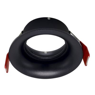 ST257.408.01 Св-к встр. Черный GU10 1*50W  IP65 D93xH53 220V Без ламп