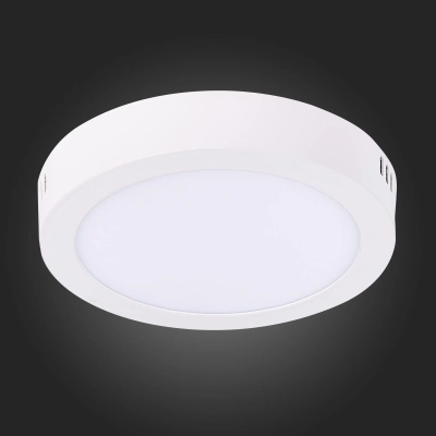 ST112.532.12 Светильник настенно-потолочный Белый LED 1*12W 3000K 715Lm Ra80 120° IP20 D160xH28 90-265V