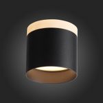 ST102.402.09 Светильник потолочный Черный LED 1*9W 3000K 702Lm Ra>80 120° IP20 D79xH75 170-240V