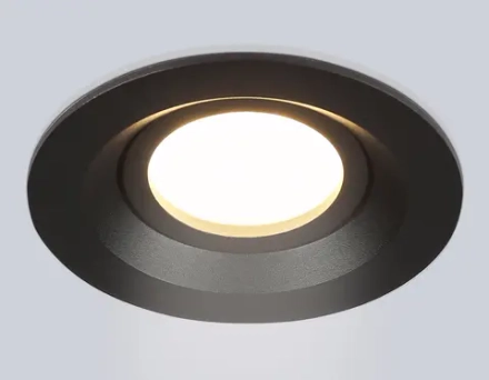 Светильник встраиваемый TN102742 BK черный IP20 GU5.3 D95*25