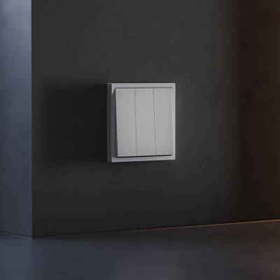 VLS000516 Клавиши для выключателя/переключателя трехклавишного, S70 (серый). (ТМ Maytoni)