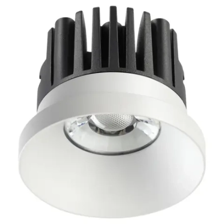 357585 SPOT NT18 538 белый Встраиваемый светильник IP44 LED 3000K 10W 100-265V METIS