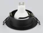 Светильник встраиваемый TN102742 BK черный IP20 GU5.3 D95*25