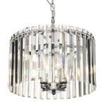 Citilux Джейн CL306141 Хрустальная подвесная люстра Хром