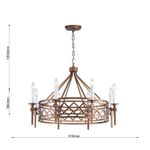 Подвесная люстра Eques 2878-8P. ТМ Favourite