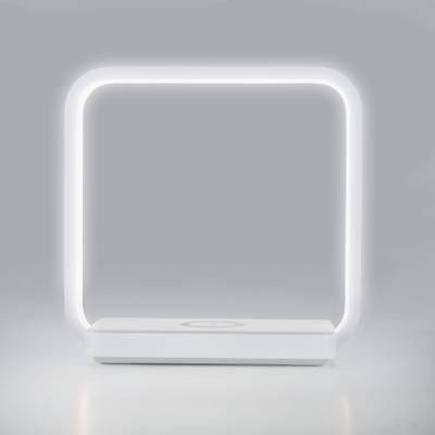 Светодиодная настольная лампа с беспроводной зарядкой QI 80502/1 белый