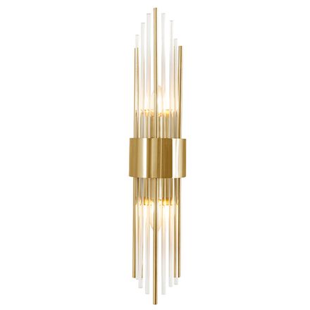 Бра Crystal Lux ATENTO AP2 BRASS/TRANSPARENTE 0190/402