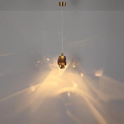 7112/4LC L-VISION ODL25 Подвесной светильник  бронзовый/коньячн. стекло/металл IP20 LED 4W 300Лм 3000K 200° 220V GEMME