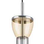 814003 Люстра BELLE LED 1х8W 450LM АЛЮМИНИЙ/МУЛЬТИКОЛОР 3000K Lightstar