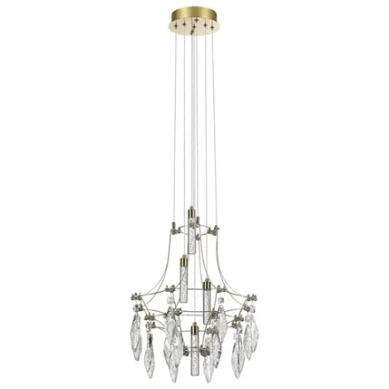 7000/35L CLASSIC ODL_EX25 069 Подвесной светильник металл/хрусталь/нерж сталь IP20 LED 35W 4000K 220-240V FLAMENCO