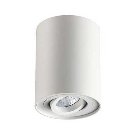 3564/1C HIGHTECH ODL18 401 белый Потолочный накладной светильник IP20 GU10 1*50W 220V PILLARON