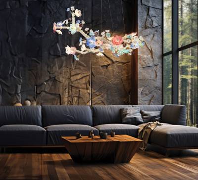 Люстра подвесная Sauvage FL1095-24P, LED