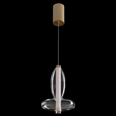 Светильник подвесной Crystal Lux QUASAR SP7W LED TRANSPARENT 3791/207