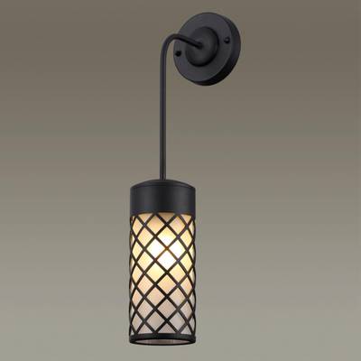 4834/1W NATURE ODL21 742 черный/стекло Ландшафтный настенный светильник E27 1*60W IP44 DUNES