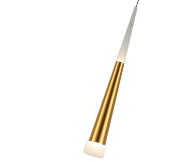 6114-1A,33 Подвес Рэй золото d8 h200 Led 7w (4000K)