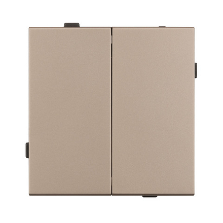 Механизм выключателя двухклавишный проходной SWT-TENDO-MKP2-PL-GD (230V, 10A) (Arlight, -)