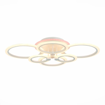 SLE500552-06RGB Светильник потолочный Белый/Белый LED 1*132W RGB 8W 3000-6000K