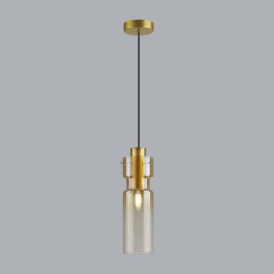 5057/1A PENDANT ODL24 323 золотой/янтарный/металл/стекло Подвес E27 1*40W SCROW