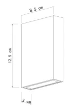 Фасадный светильник Arte Lamp ALGOL A2750AL-2BK, 2хLED