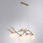 Подвесная люстра Arte Lamp ELTANIN A3422SP-4GO, 4хE27