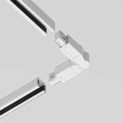 Коннектор поворотный шарнирный Trinity белый, TRA005CS-31W. TM Maytoni