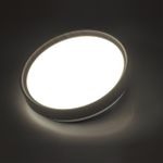 7627/DL PALE SN 122 Светильник пластик/венге под дерево LED 48Вт 3000-6300K D400 IP43 пульт ДУ WOODI