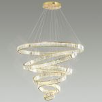 5015/260L L-VISION ODL23 607 золотой/прозрачный металл/хрусталь Люстра LED 260W 4000K 26000Лм VEKIA