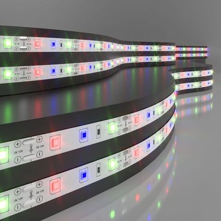 Светодиодная лента Лента светодиодная 12V 4,8W 60Led 2835 IP20 RGB, 5м