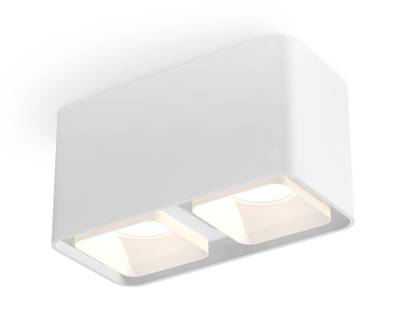 Комплект накладного светильника с акрилом XS7850021 SWH/FR белый песок/белый матовый MR16 GU5.3 (C7850, N7755)