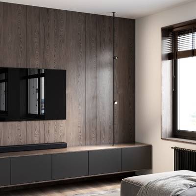 Mini Magnetic Напольно-потолочное крепление Round 85203/00