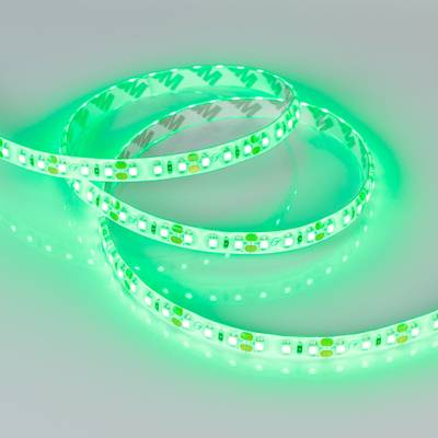 Светодиодная лента RTW 2-5000SE 12V Green 2x (3528, 600 LED, LUX) (Arlight, 9.6 Вт/м, IP65)