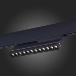 ST805.446.12 Магнитный трековый светильник Черный LED 1*12W 4000K 450Lm Ra>90 36° IP20 L220xW22xH117 48VV