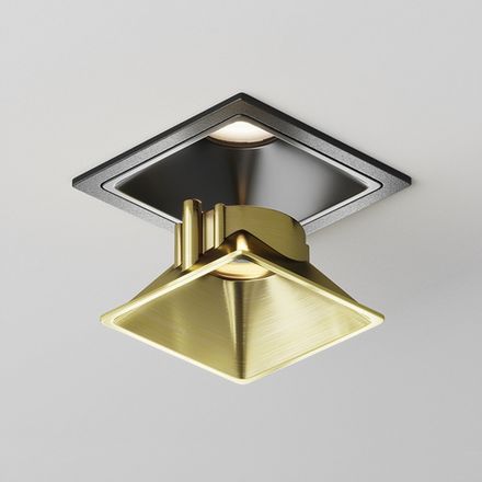 Декоративная рамка-отражатель для светильников серии Alfa LED латунь, Ring8-10W-SQ-BS. TM Maytoni