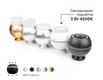 Насадка передняя для корпуса светильника с диаметром отверстия D70mm N7110 SWH белый песок D70*H28mm Out1mm MR16