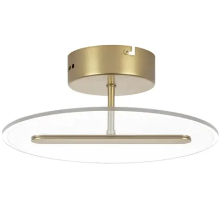 738033 Люстра ACRILE 14W LED 1034LM 120G ЗОЛОТО 3000K