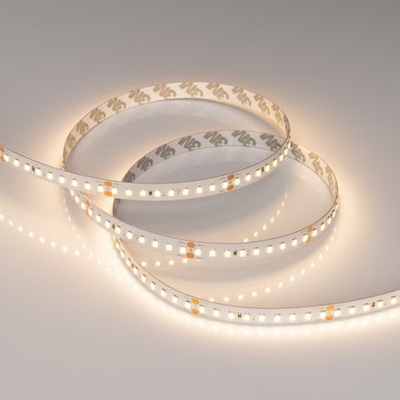 Лента RT-A144-10mm 24V Warm3000 (7.7 W/m, IP20, 2835, 5m) (Arlight, высок.эфф.200 лм/Вт)
