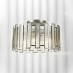 712054 Люстра AGAVE 5х40W E27 СЕРЕБРО С ПАТИНОЙ/ПРОЗРАЧНЫЙ Lightstar