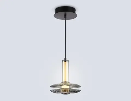 Светильник светодиодный подвесной LH31003 GR/SM серый/дымчатый 10W 3000K 150*150*240