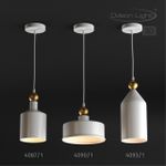 4090/1 PENDANT ODL19 495 белый/золотой Подвес Е27 1*40W BOLLI