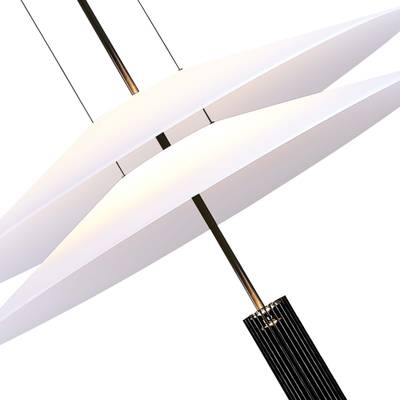 SL6101.403.01 Люстра подвесная ST-Luce Черный/Белый LED 1*10W 3000K