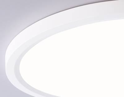 Светильник светодиодный ультратонкий FZ1905 WH белый IP54 26W 3000K-6500K CCT-переключатель D370*25 (Без ПДУ)