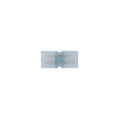 UTC-Q220 K14/B67-RGB CLEAR 025 POLYBAG Соединитель контактный прямой для светодиодных лент RGB 220В 5050 12-14мм, 4 контакта, цвет прозрачный, 25 штук в пакете