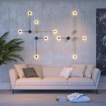 3900/5WB HIGHTECH ODL20 183 черный/металл Настенный светильник LED 4000K 5W 220V SATELLITE