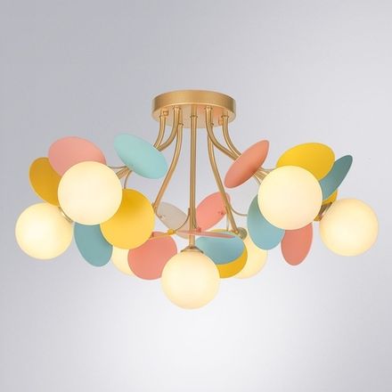 Потолочная люстра Arte Lamp PEACOCK A1369PL-7MD, 7хG9