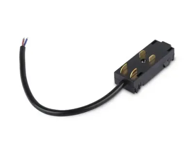 Ввод питания для шинопровода Magnetic 220V GL1102 BK черный IP20 200*28.5*18