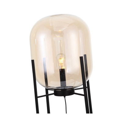 SL1050.525.01 Торшер ST-Luce Черный/Коньячный E27 1*40W (из 2-х коробок)
